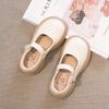 Zapatos de Cuero para Niñas 2025 Nuevo Verano Negro Zapatos para Niños Mary Zapatos de Vestir de Princesa para Niñas Rendimiento Retro