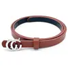 Cinturón de Mujer Nuevo de Alta Gama de Nicho de 1.5cm, Sencillo y de Moda, Versátil Cinturón Decorativo para Vestidos para Mujeres