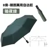 Paraguas de 8 Varillas Negro con Recubrimiento UV Protección Solar Plegable con Impresión de Logo Paraguas Publicitario Upf40+ Impermeable