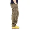 Pantalones Casuales para Exteriores de Primavera y Otoño 2026 Pantalones Tácticos Corte Holgado Talla Grande Multibolsillos Pantalones Cargo para Hombre Pantalones Largos Pierna Recta Transpirables