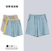 Pantalones de pijama Ai Fenton [7A antibacterianos] para mujer, verano 2024, de algodón puro, finos, holgados, de color liso, tallas grandes, para estar en casa.