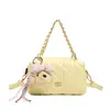 Bolso Boston estilo Chanel transfronterizo para mujer, nuevo modelo 2026, súper popular, de alta gama, lujo ligero, bolso bandolera de cadena de nicho