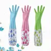 Guantes de Terciopelo de Invierno de Goma con Diseño de Panda PVC para Limpieza del Hogar Cocina Lavar Platos y Ropa Impermeables Engrosados