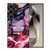 Adequado para Capa de Celular Samsung S25Ultra A56 Anime A16 Capa Protetora Demon Slayer Capa de Vidro S23 Novo A90