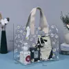 Bolsa de compras PVC laser cor mágica Bolsa transparente TPU bolsa de presente bolsa de gelatina fashion bolsa laser à prova d'água personalizada