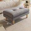Taburete de sofá de madera maciza con pedal para sala de estar, taburete bajo con pedales, taburete nuevo para el hogar, taburete para cambiar zapatos