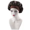 Gorro de Ducha de Color Sólido de Borde Ancho Transfronterizo Gorro de Noche de Satén de Alta Elasticidad Más Vendido en Amazon Turbante Gorro de Belleza Cuidado del Cabello Gorro para Quimioterapia