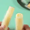 Bolsas desechables de PP de grado alimenticio para cubitos de hielo para hacer paletas caseras, con un diseño sellado y a prueba de fugas, adecuadas para uso doméstico como empaque para paletas.