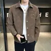 Chaqueta de hombre de alta gama, nuevo estilo de otoño, elegante y versátil, top casual y guapo, abrigo de hombre simple y versátil