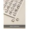 Acessórios para Nail Art Rede de Diamante Transparente Venda Quente Coração Torto Machado Gota d'Água Quadrado Gordo Borboleta Diamante Branco Folha de Ouro Decorações para Unhas
