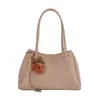 Bolso de mano texturizado de alta gama para mujer, nuevo bolso de hombro de moda niche para el verano 2026, popular y versátil