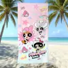 Toalla de Playa de Microfibra de Las Chicas Superpoderosas Secado Rápido y Absorbente de Agua Toalla de Baño para Nadar Infantil Portátil para Viajes Tamaño Grande