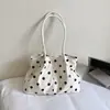 Bolso de Lunares para Mujer, Nuevo Tendencia Verano 2026 de Lujo Ligero para el Trabajo, Bolso Tote de Gran Capacidad