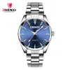 CHENXI/Dawn 006A Reloj de Pareja Reloj de Negocios para Mujer Correa de Acero Inoxidable Reloj para Hombre