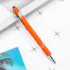Bolígrafo de Metal Press Bolígrafo de Aluminio Bolígrafo Meiji Bolígrafo Táctil Capacitivo Bolígrafo para Pantalla Táctil de Escritura Bolígrafo de Regalo con Impresión de LOGOTIPO