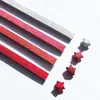 Tiras de Papel Glitter para Origami de Estrela Estrela da Sorte Papel Colorido para Dobrar Artesanato Infantil Estrela de Cinco Pontas Materiais Papel Estrela Glitter
