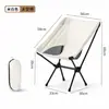 Silla espacial transfronteriza, Silla luna portátil para exteriores, Silla plegable para picnic de camping, Silla reclinable perezosa de aspecto alto, Silla de playa