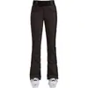 Pantalones de esquí profesionales de doble tabla para mujer, transfronterizos europeos y americanos, cortavientos, cálidos, impermeables, ajustados para exteriores, alta elasticidad para mujer