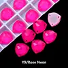 Pedras Strass Coloridas Costuradas à Mão Triângulo Gordo Chanfrado Pedras Costuradas à Mão Acessórios de Strass Fluorescente Roupas DIY Acessórios para Vestido de Noiva Decorações