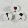 Animal de peluche de dibujos animados nariz de oso boca relleno de algodón accesorios DIY bolsa de muñeca sombrero colgante accesorios decorativos