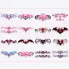 Adesivos de Tatuagem de Súcubo para Mulheres, À Prova d'Água, Duradouros, Coloridos, de Alta Qualidade, Cintura e Abdômen, Cesariana, Sexy, Vergonhoso, Privado, Lavável
