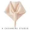 Cachecol pequeno de cashmere para outono e inverno para mulheres, cachecol triangular, amigo da pele, protege o pescoço, aquecedor de pescoço de tricô quente, gola falsa versátil