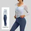 Novo Conjunto de Roupas de Yoga em Malha Juyitang para Mulheres, Modelagem Justa, Bojo Fixo, Roupas para Corrida e Fitness