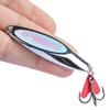 Isca artificial luya de corte oblíquo para arremesso longo boca de cavalo luya coração vermelho lantejoulas pesca em água doce boca de cavalo branco torto robalo isca falsa cavala