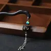 Pasador de Madera Nuevo Estilo Chino Pasador de Pelo Estilo Antiguo Pasador de Pelo para Mujer Alta Calidad Sentido de Suzuki Orquídea Estilo Nacional Combinación Falda de Cara de Caballo Pelo Pasador de Pelo