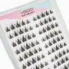 Pestañas Postizas Individuales Autoadhesivas 10 Filas No Requieren Pegamento Pestañas de Racimo Naturales Moda Extensión de Pestañas para Maquillaje Diario