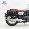 Muscle car Lobo adequado para Qianjiang Yi 500 bolsa lateral retrô caixa de borda lateral modificação impermeável liberação rápida bolsa de capacete Especial