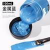 Kit de tinta acrílica fluorescente Monmate 100ml metal Pérola acrílica à prova d'água boneca de gesso tinta