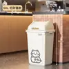 Papelera Cuadrada Comercial para Oficina, Cubo de Basura de Gran Capacidad para Cocina del Hogar, Contenedor de Residuos Sanitarios sin Tapa