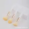 Pincel para Blush, Pincel para Pó Solto, Pincel para Pó com Cerdas Macias, Pó Compacto para Fixar Maquiagem, Pincel para Iluminador e Contorno, Pincel de Maquiagem que Não Solta Cerdas, Portátil