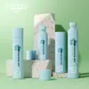 Botella de Spray Azul en Stock 60ml 80ml Botella Rellenable Tipo Pulsador 100ml Botella de Spray Fijador Protector Solar Hidratante