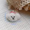 Broche de cachorro rizado, accesorio para el cabello, bufanda, ropa, sombrero de dibujos animados, decoración DIY.