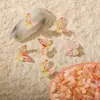 Rhinestones para Uñas Artísticas 3D de Mariposa Transfronterizos, Multicolor, Sencillos y Lindos, Tamaño Pequeño, 32 Estilos, Decoraciones para Uñas Termoencogibles en Forma de Moño
