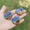 Cristal Natural Amatista Jade Piedra Colorida Gema Natural Empalme Artesanía Colgante Adornos Suministro Transfronterizo