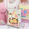 Bolsa de mano estilo Ins con estampado de graffiti, diseño lindo de caricatura, caja de regalo de cartón, caja de dulces para niños, caja de regalo de cumpleaños