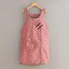 Nuevo Delantal de Lona Estilo Vintage de Manga Larga Anti-Manchas para Uso en Cocina, Overol para el Hogar, Uniforme de Comedor y Trabajo para Adultos