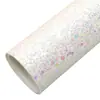 Tecido de Couro com Brilho Grosso Super Brilhante Tecido Artesanal DIY com Glitter Fino Refletor de Luz Contas Perler Papel Termocolante Outros