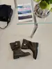 Botas western cowboy retrô britânicas para mulheres, botas de cano médio color block novas de 2026, botas estilo cavaleiro Martin