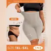 Pantalones de control de abdomen de cintura alta talla grande transfronterizos para mujer, Pantalones cortos moldeadores postparto para levantar glúteos y aplanar el abdomen