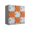 Gabinete de Mochila Escolar Pequeña y Mediana de Plástico Gabinete de Almacenamiento para Clase de Jardín de Infancia Gabinete de Almacenamiento Independiente con Candado para Estudiantes