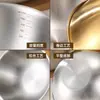 Tazón de ensalada de acero inoxidable, tazón grande de una sola capa estilo coreano para sopa, fideos, platos fríos, tazón para fideos instantáneos, tazón para fideos de caracol, tazón para arroz
