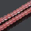 Cuentas redondas de sandía azul y rosa, cuentas sueltas, materiales para manualidades DIY con cuentas, accesorios para pulseras, collares, pendientes