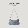 Bolsa de mão poá estilo coreano, sem esforço chique, uma nova bolsa tote retrô versátil para mulheres, perfeita para o dia a dia, uma bolsa de ombro de camurça única e casual