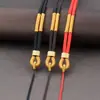 Cordón para colgante tejido a mano grueso colgante para hombre con cuerda collar de cuerda para el cuello cuerda para el cuello ajustable