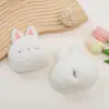 Coelho Cartoon de Algodão Franzindo os Olhos Pingente de Chaveiro DIY Broche de Pelúcia para Roupas Infantis Boneca para Capa de Celular
