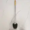 Cepillo para Inodoro Hogareño Esquina de Baño Sin Residuos Tipo Colgante Sin Taladro Cepillo de Limpieza para Inodoro Mango Largo Cepillo para Inodoro